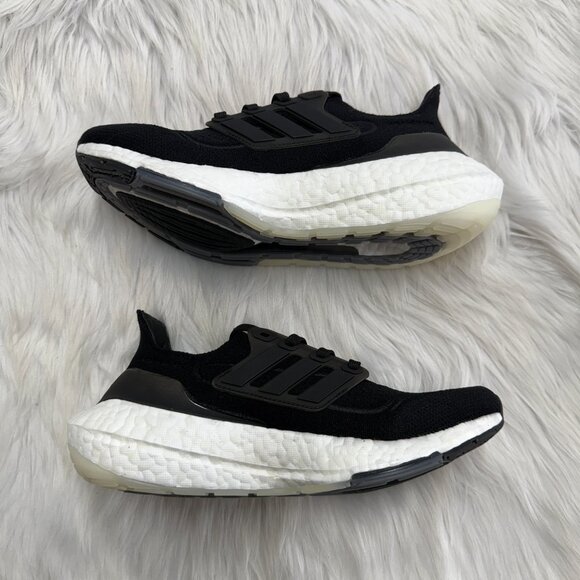 Adidas Ultraboost 21 Black Mens Running FY0378 NEW* Sz 5 / WMNS 6.5 - Picture 4 of 7